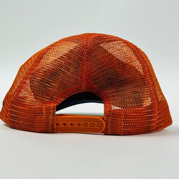 Neon Moon Austin Texas 2024 Mesh Back Blue Orange  Trucker Adjustable Hat - Picture 3 of 3